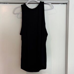 Black Sleeveless Tank Top
